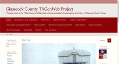 Desktop Screenshot of glasscockcotxgenweb.org